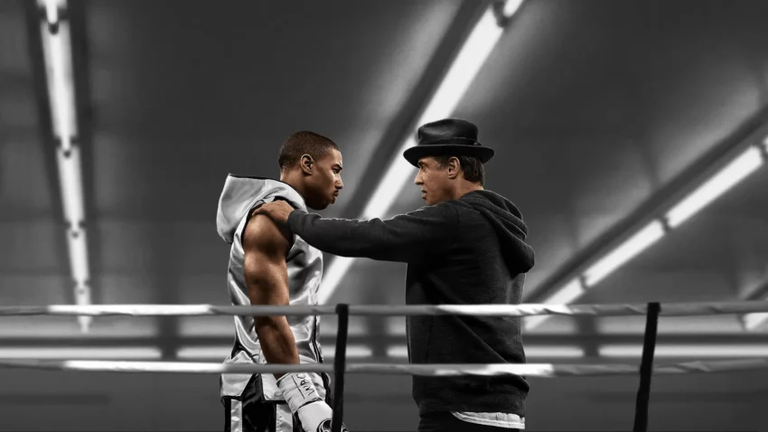Bannière du film Creed: L’Héritage de Rocky Balboa réalisé par Ryan Coogler avec Michael B. Jordan et Sylvester Stallone.