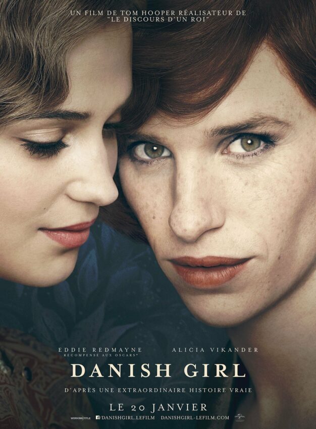 Affiche de The Danish Girl avec Eddie Redmayne, Alicia Vikander