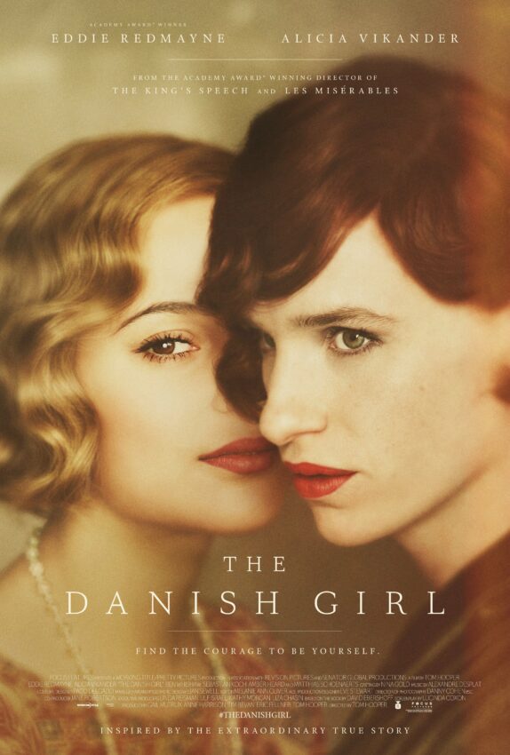 Poster de The Danish Girl avec Eddie Redmayne, Alicia Vikander