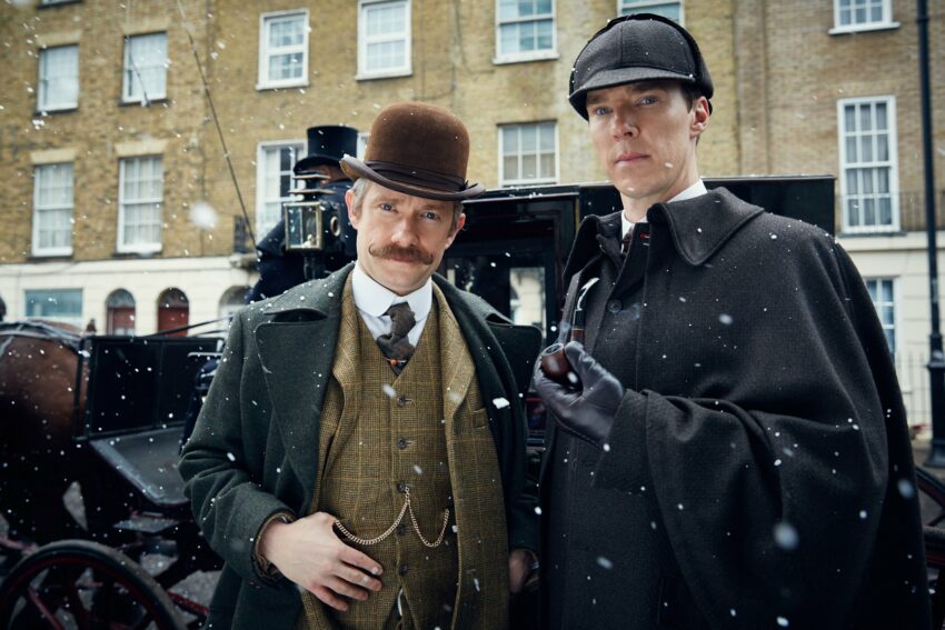 Photo de Sherlock: The Abominable Bride avec Sherlock et Watson
