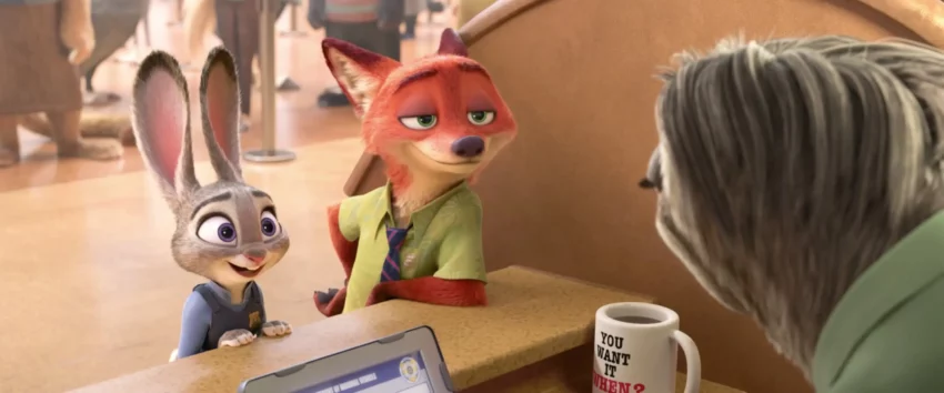 Image de Zootopie avec Judy Hopps et Nick Wilde