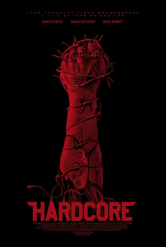 Poster teaser du film Hardcore Henry écrit et réalisé par Ilya Naishuller avec Sharlto Copley.
