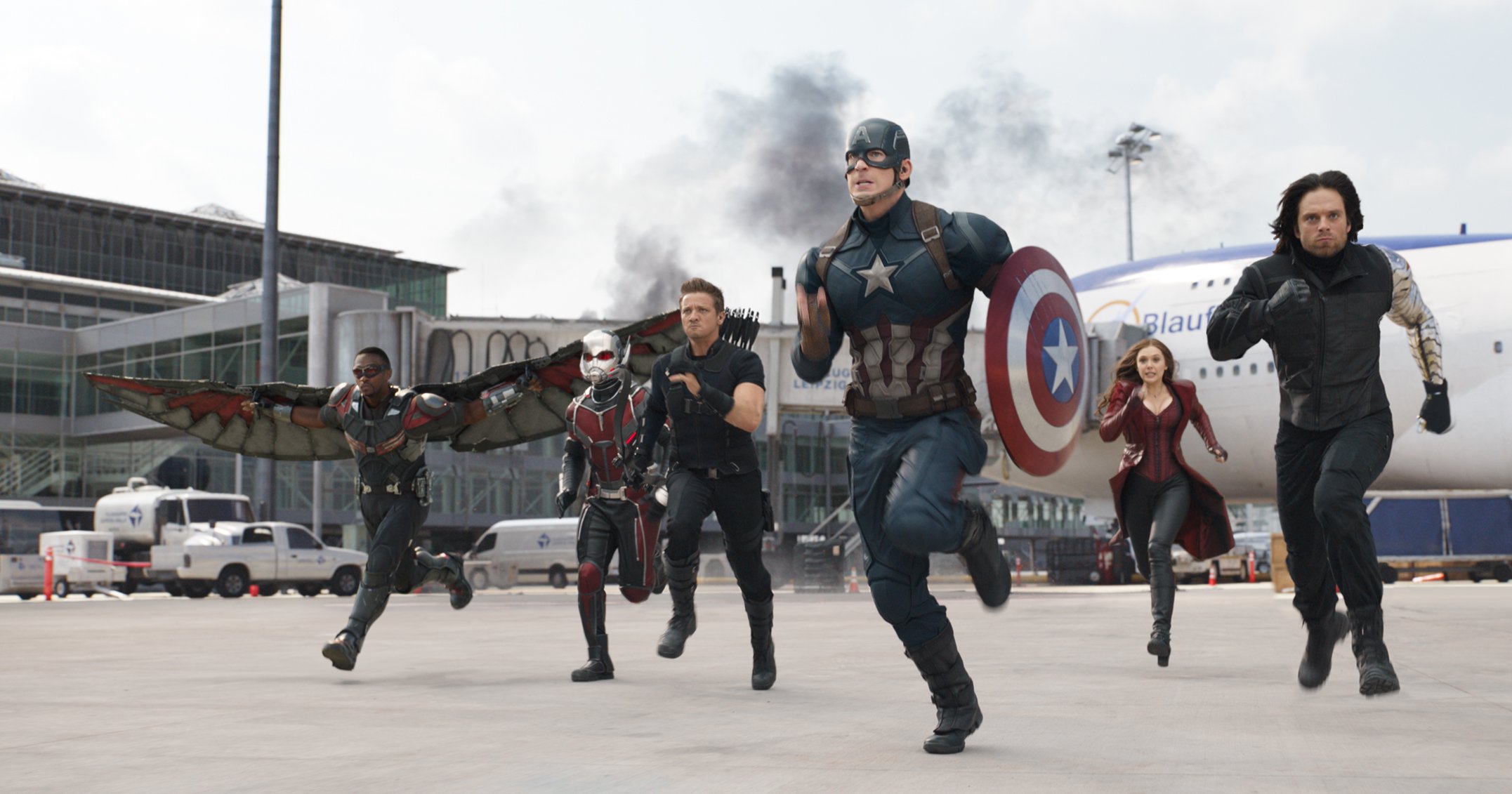Photo de Captain America: Civil War avec la Team Cap