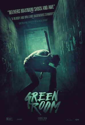 Poster teaser du film Green Room écrit et réalisé par Jeremy Saulnier avec Anton Yelchin