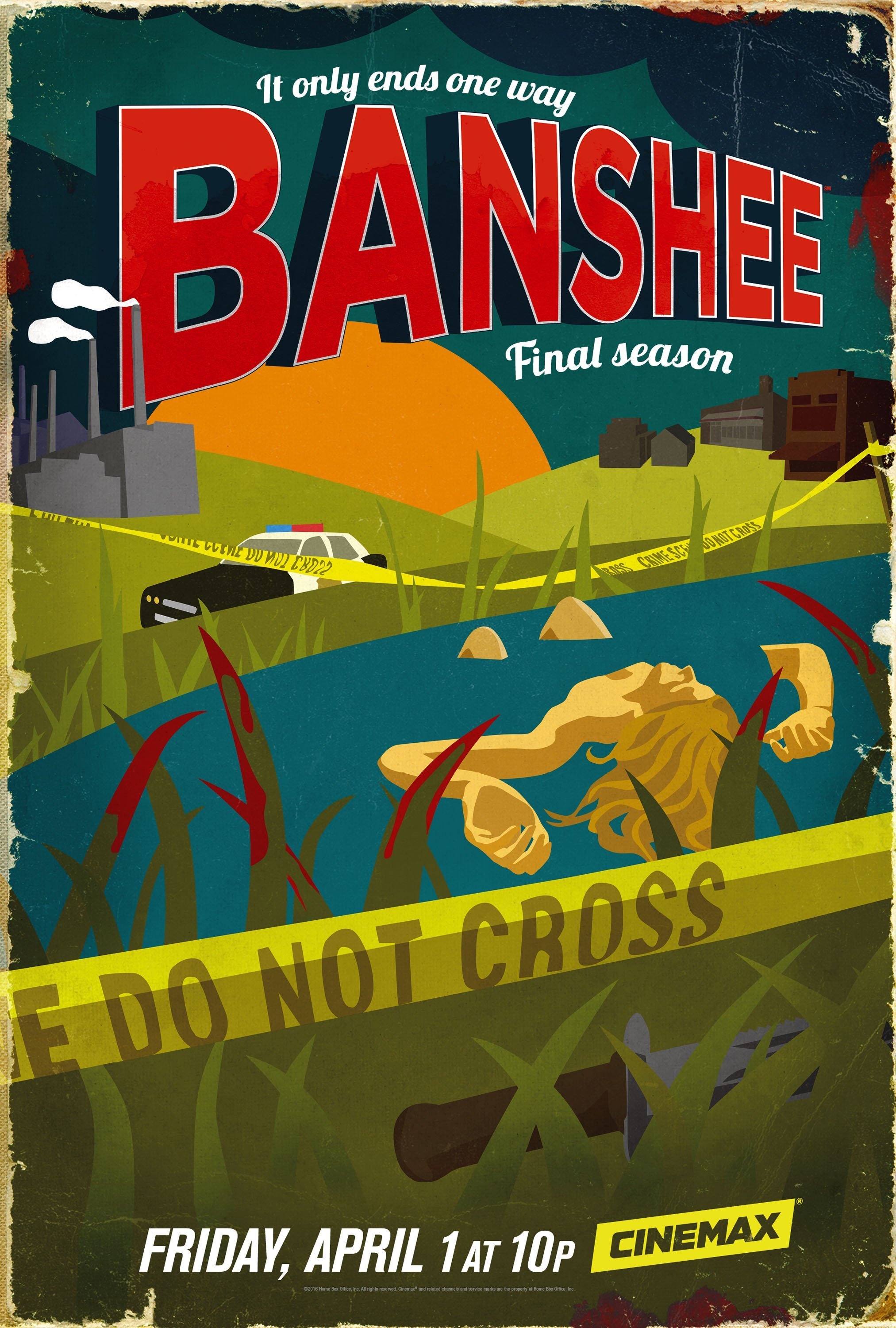 Poster de la saison 4 de Banshee