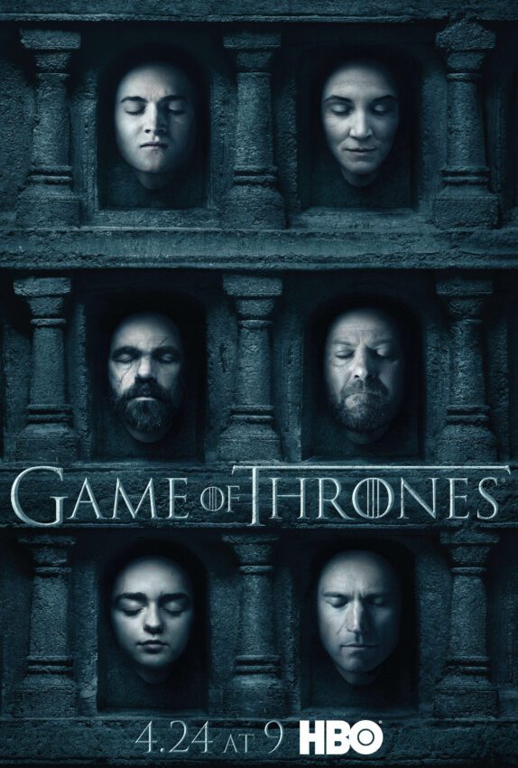 Deuxième poster Hall of Faces de la saison 6 de Game of Thrones