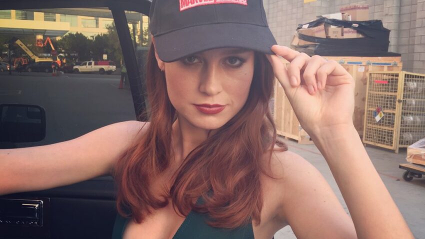 Photo pour annoncer que l'actrice Brie Larson jouera la super-héroïne Marvel, Captain Marvel