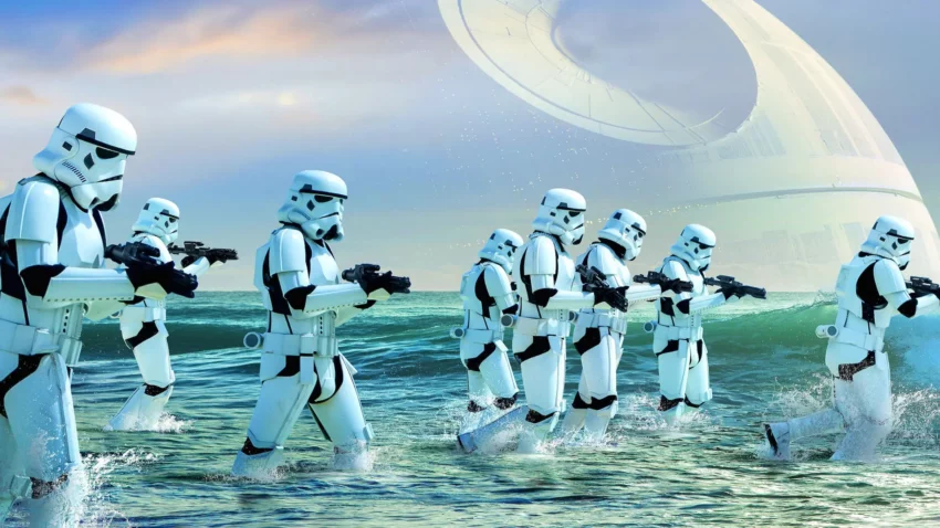 Photo de Rogue One : A Star Wars Story avec les Stormtroopers.