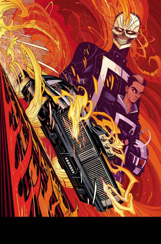 Couverture sans texte d'All-New Ghost Rider Vol 1 1