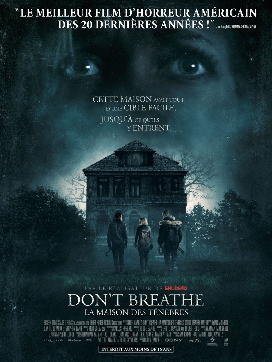 Affiche française de Don’t Breathe: La Maison des ténèbres