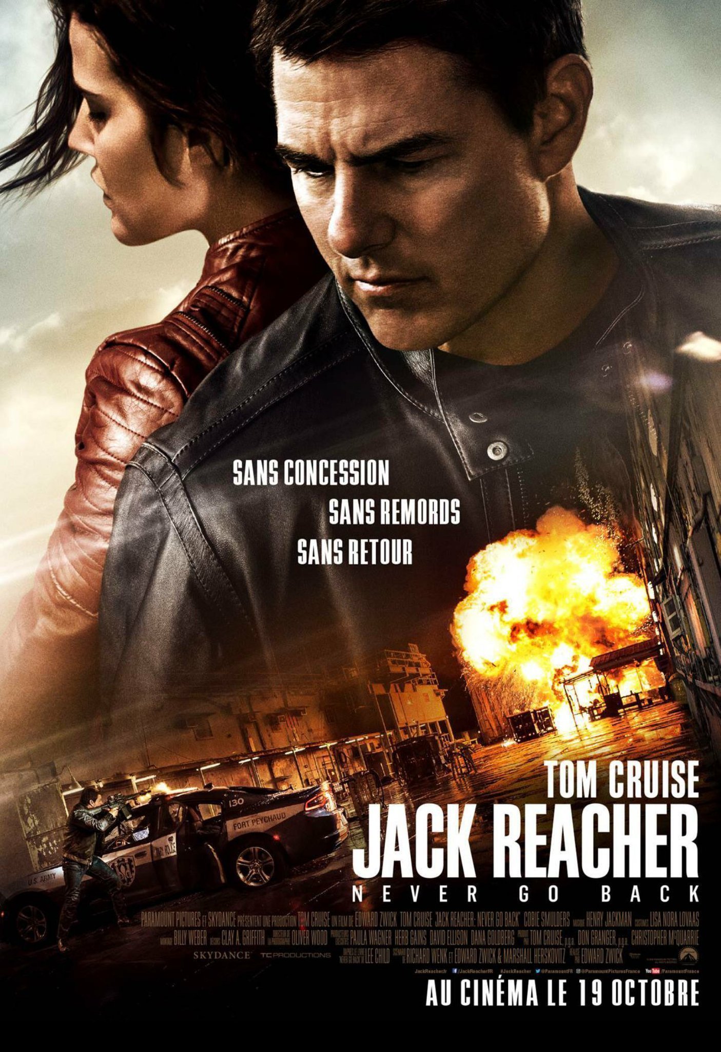 Affiche française de Jack Reacher: Never Go Back