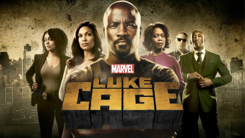 Bannière pour la première saison de la série Netflix, Luke Cage