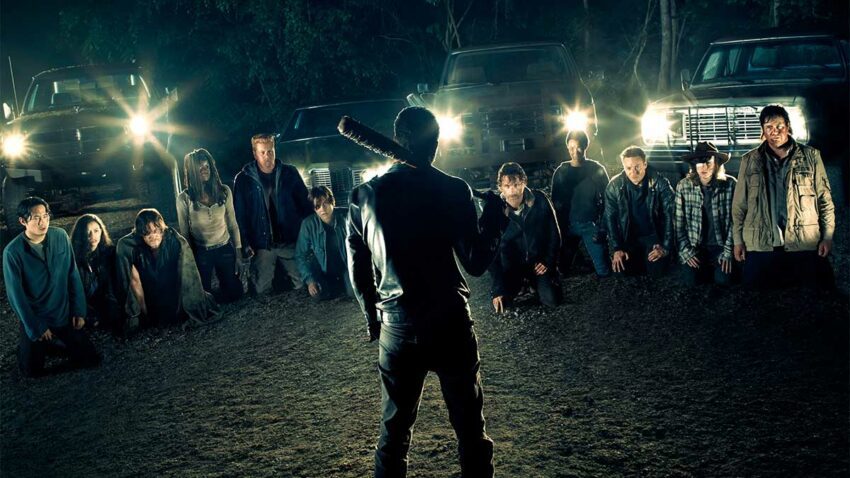 Photo de la saison 7 de The Walking Dead avec Negan