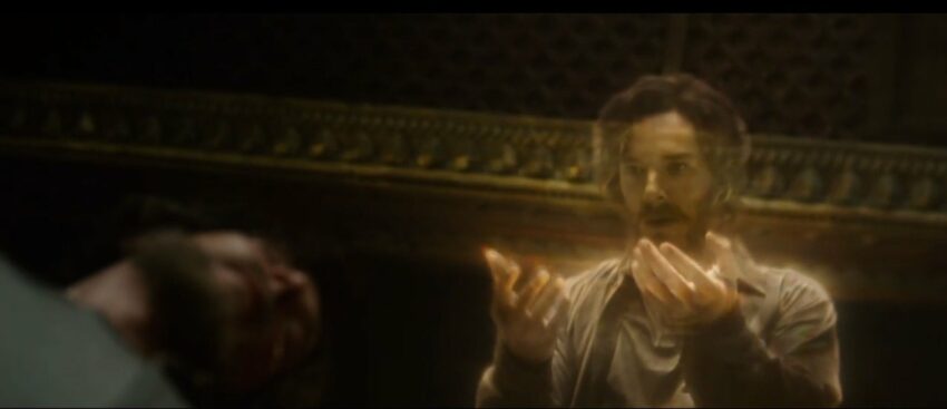 Photo de Doctor Strange avec le corps astral de Benedict Cumberbatch