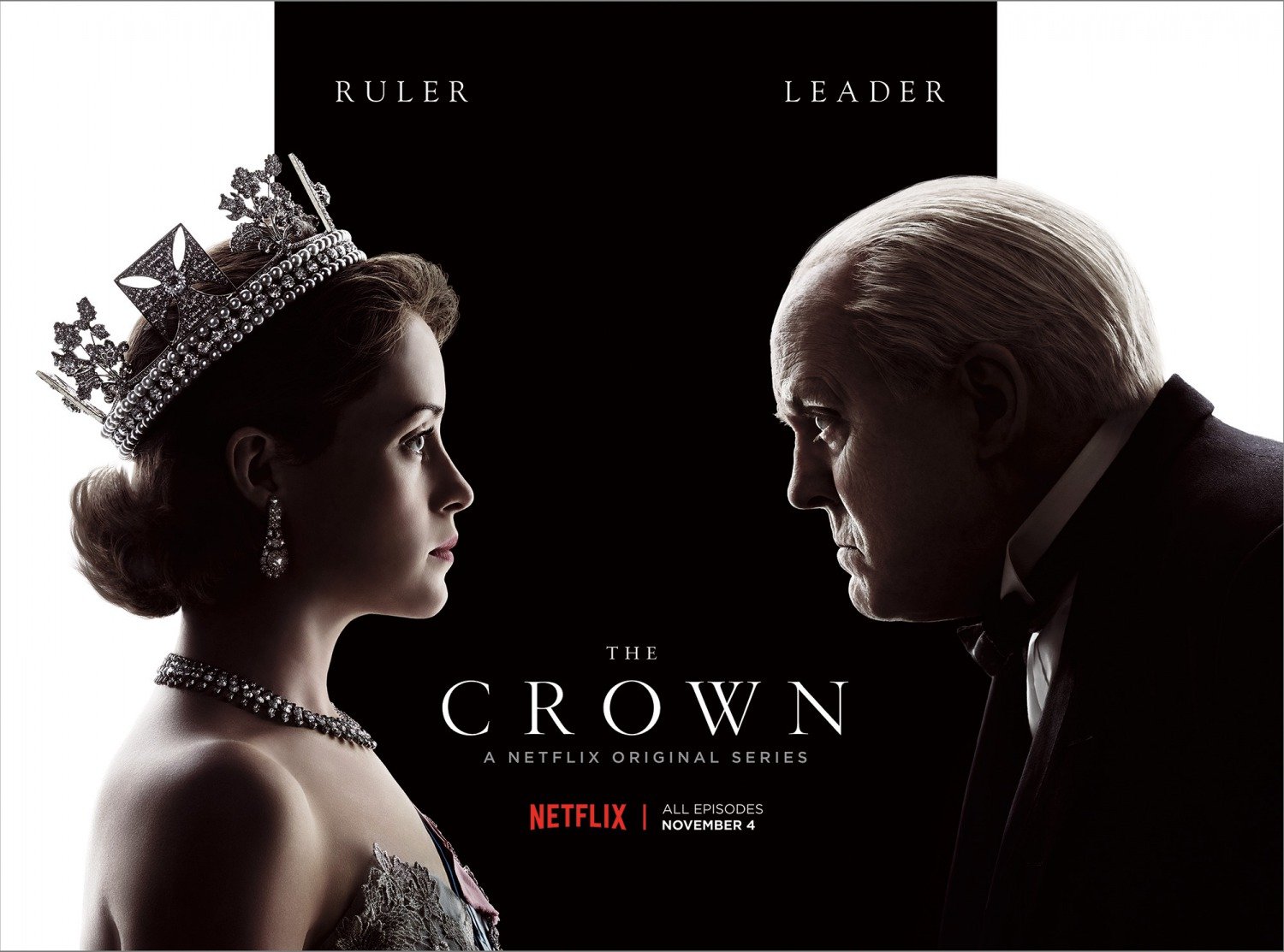 Poster "Chef d’État - Leader" de la saison 1 de The Crown