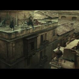 Photo d'une course-poursuite du film Assassin’s Creed