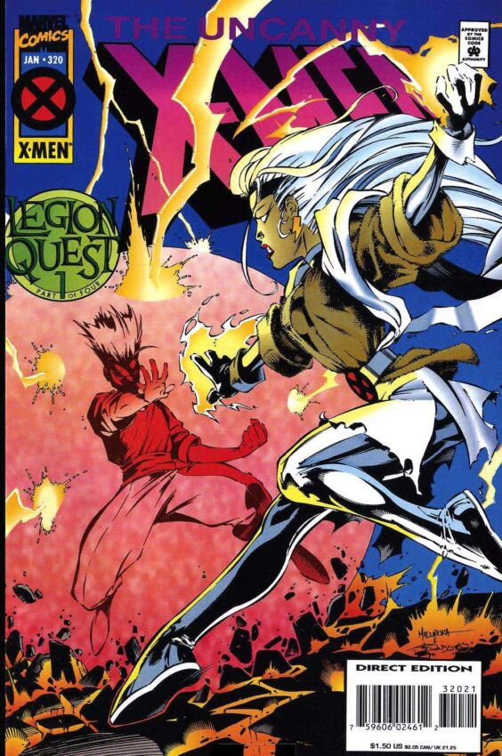 Couverture d'Uncanny X-Men Vol. 1 320 (Legion Quest)