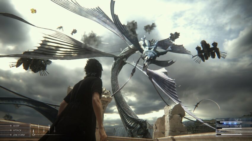 Image de Final Fantasy XV avec le Leviathan
