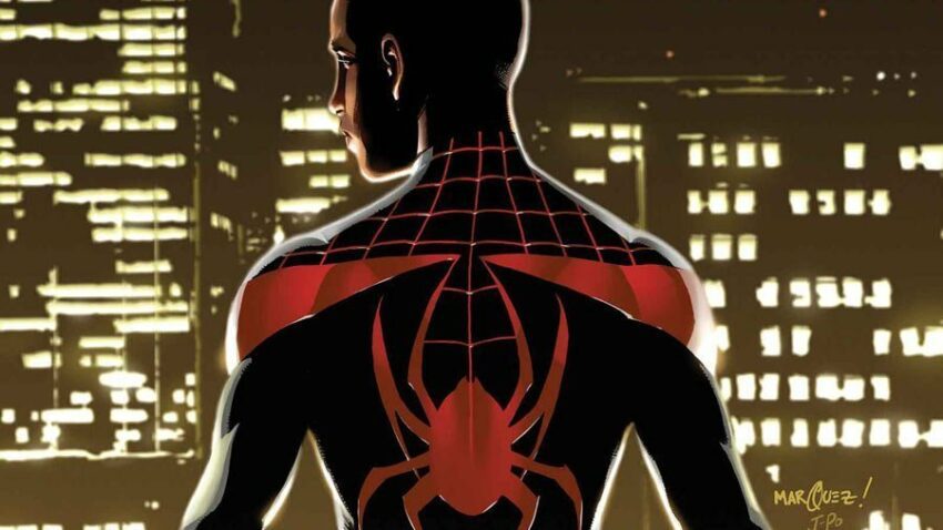 Couverture de Miles Morales Ultimate Spider-Man Vol 1 1 (Sans Texte)