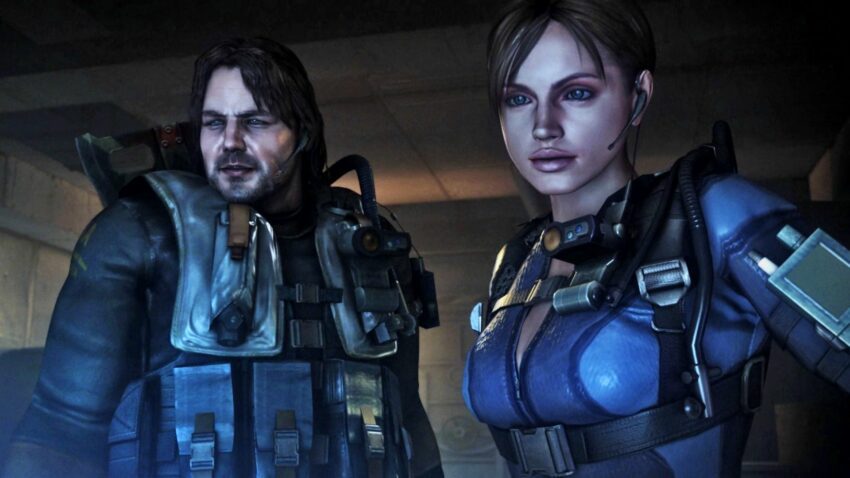 Image du jeu vidéo Resident Evil : Revelations avec Jill Valentine et Parker