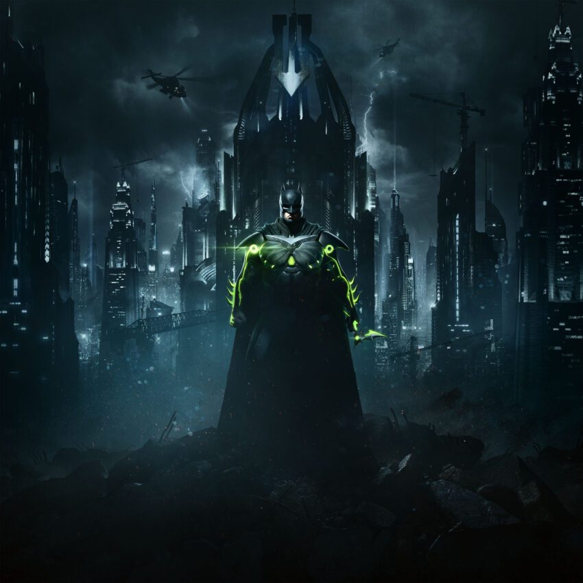 Concept Art de Batman dévoilé par Warner Bros Games. pour le jeu vidéo Injustice 2