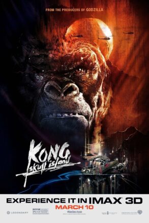 Poster de Kong: Skull Island sur le style Apocalypse Now