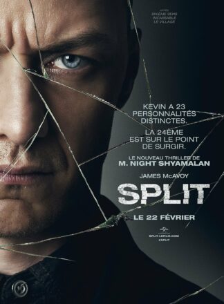Affiche française du film Split avec James McAvoy