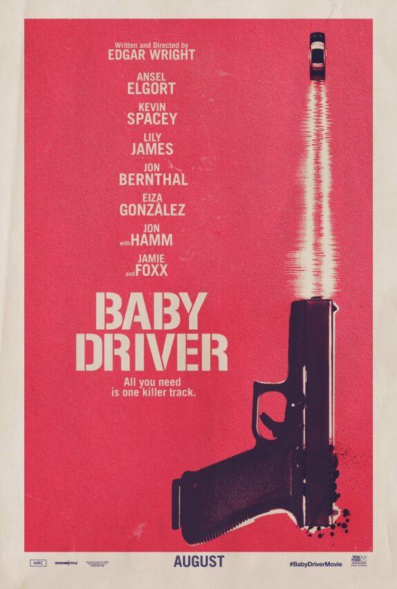 Poster teaser du film Baby Driver