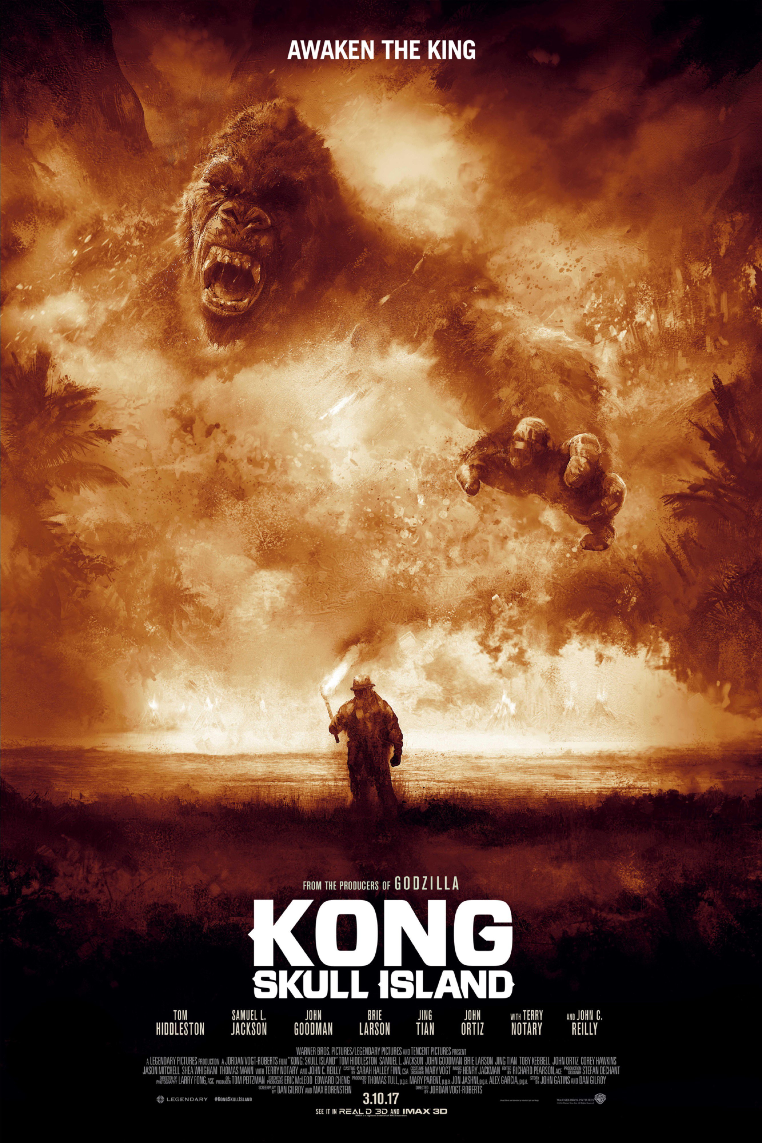 Deuxième poster de Kong: Skull Island par Karl Fitzgerald