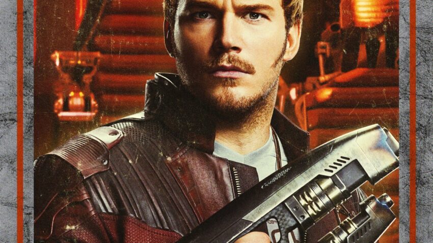 Poster de Star-Lord (Chris Pratt) pour Les Gardiens de la Galaxie Vol. 2