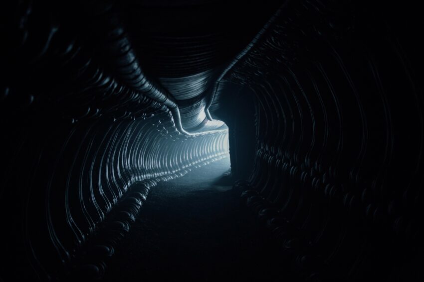 Photo de l'intérieur d'un vaisseau d'Ingénieurs dans Alien: Covenant