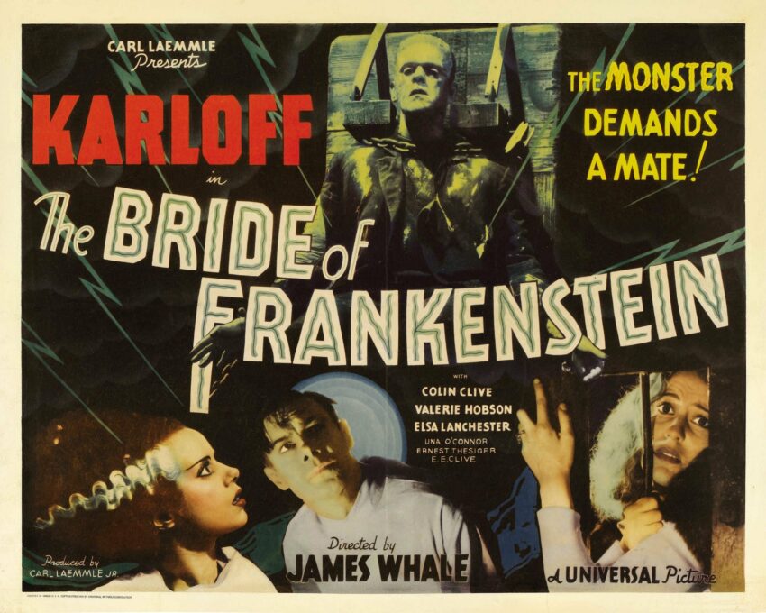 Poster de la version de 1935 de La Fiancée de Frankenstein