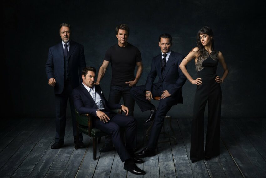 Photo des monstres du Dark Universe avec Russell Crowe, Javier Bardem, Tom Cruise, Johnny Depp et Sofia Boutella
