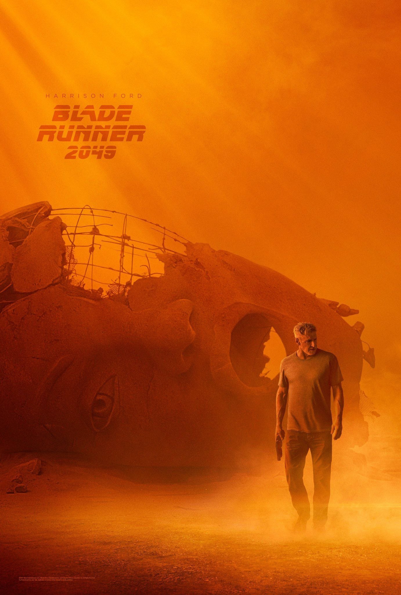 Poster pour le film Blade Runner 2049 avec Harrison Ford