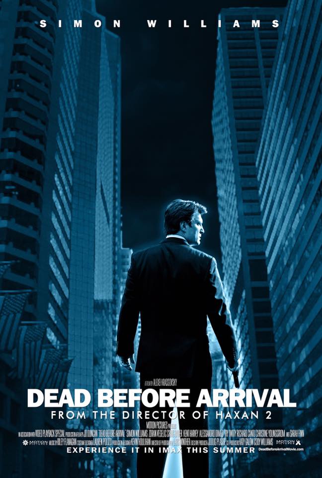 Poster du film Dead Before Arrival parodiant Inception