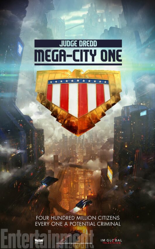 Poster teaser pour la série télé, Judge Dredd: Mega-City One