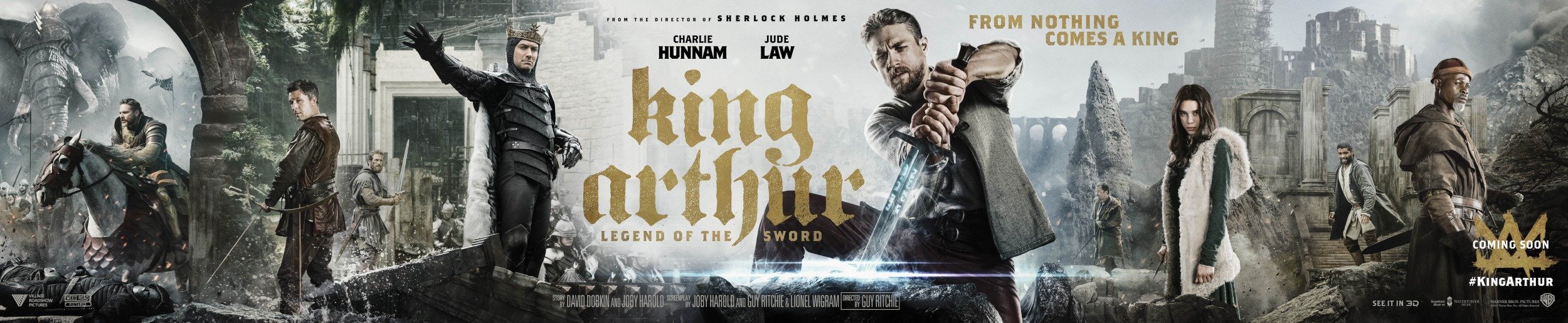 Bannière du film Le Roi Arthur: La Légende d’Excalibur