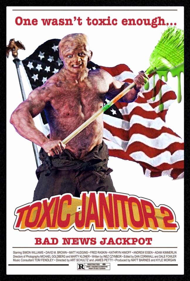 Poster de Toxic Janitor 2 parodiant The Toxic Avenger