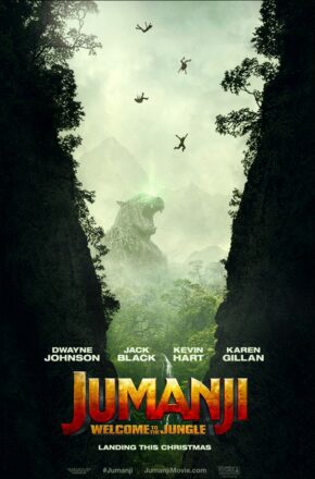 Poster teaser du film Jumanji: Bienvenue dans la jungle (Jumanji: Welcome to the Jungle en VO)