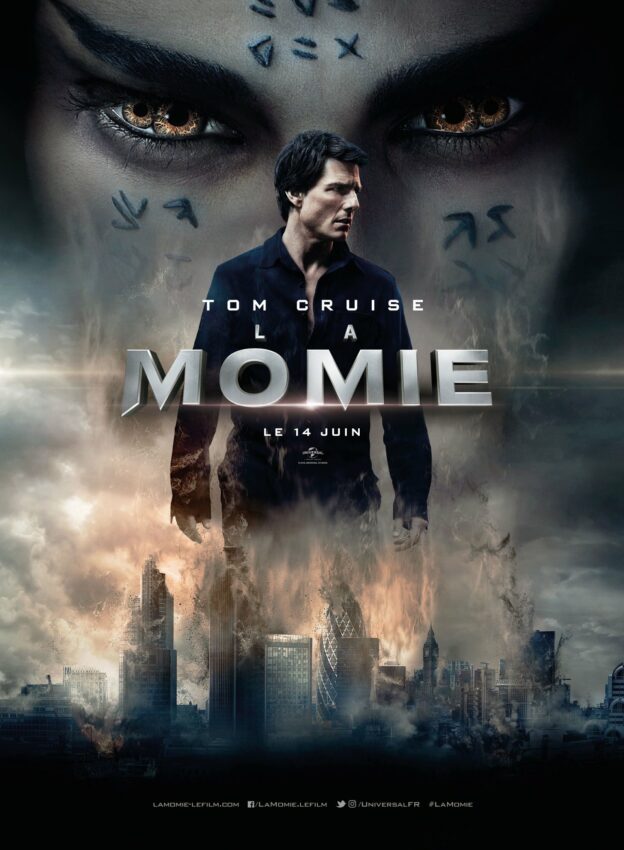 Affiche française du film La Momie de 2017 avec Tom Cruise
