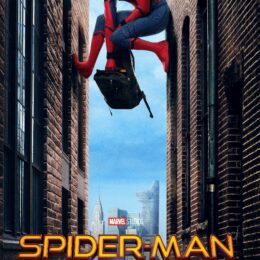 Poster de Spider-Man: Homecoming avec Spider-Man et son sac à dos