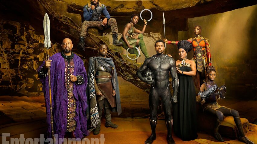Photo du casting du film Black Panther réalisé par Ryan Coogler