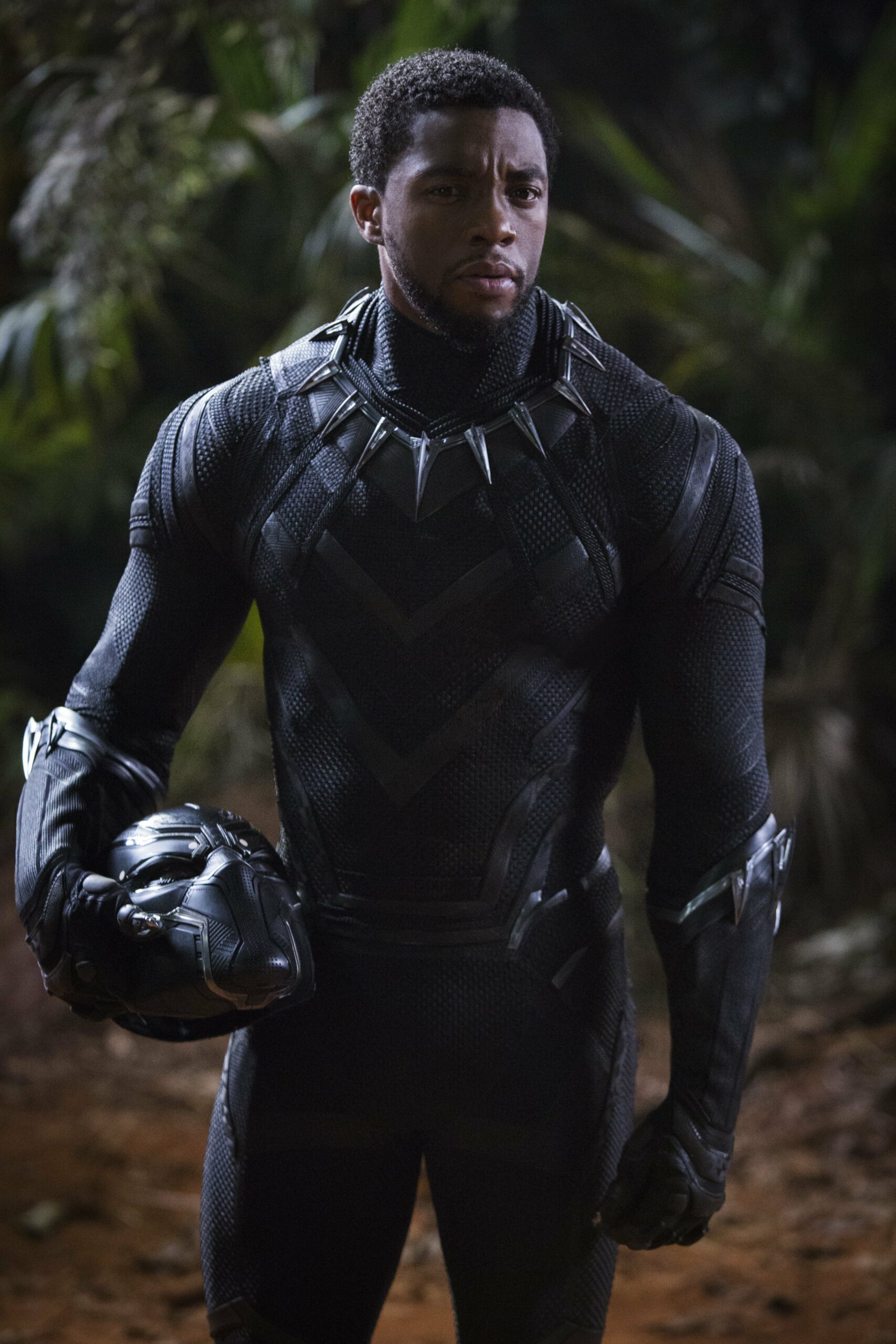 Photo du film Black Panther réalisé par Ryan Coogler avec T'Challa sans masque (Chadwick Boseman)