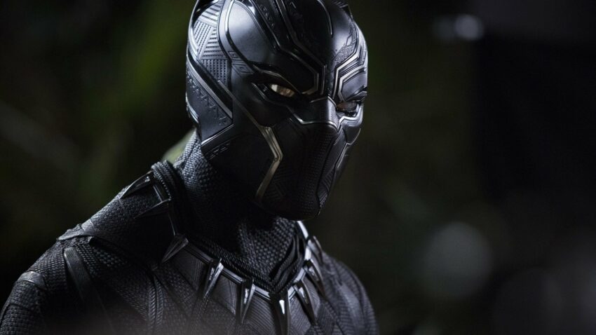Photo du masque de Black Panther dans le film réalisé par Ryan Coogler