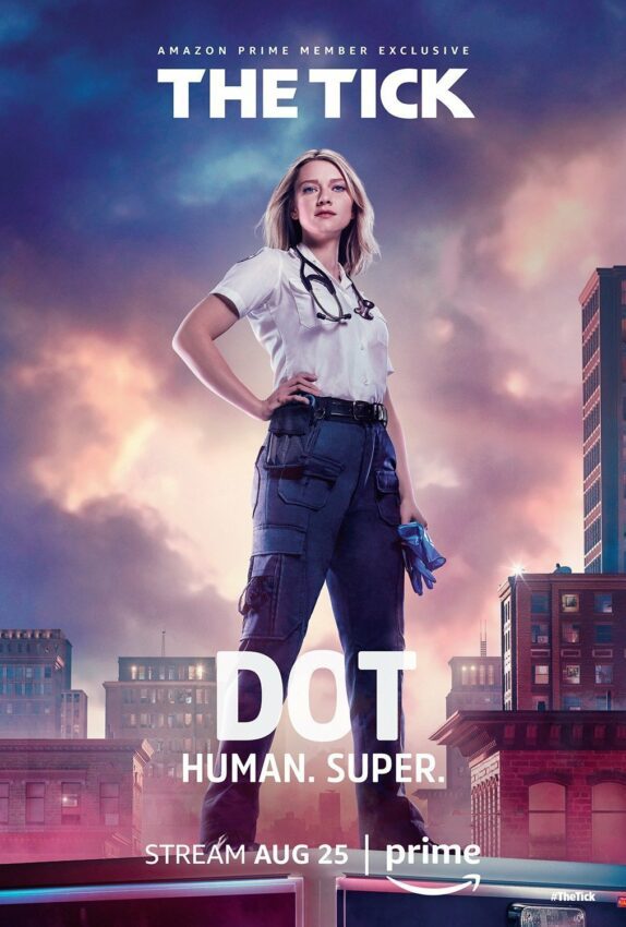 Poster de la saison 1 de The Tick avec Dot