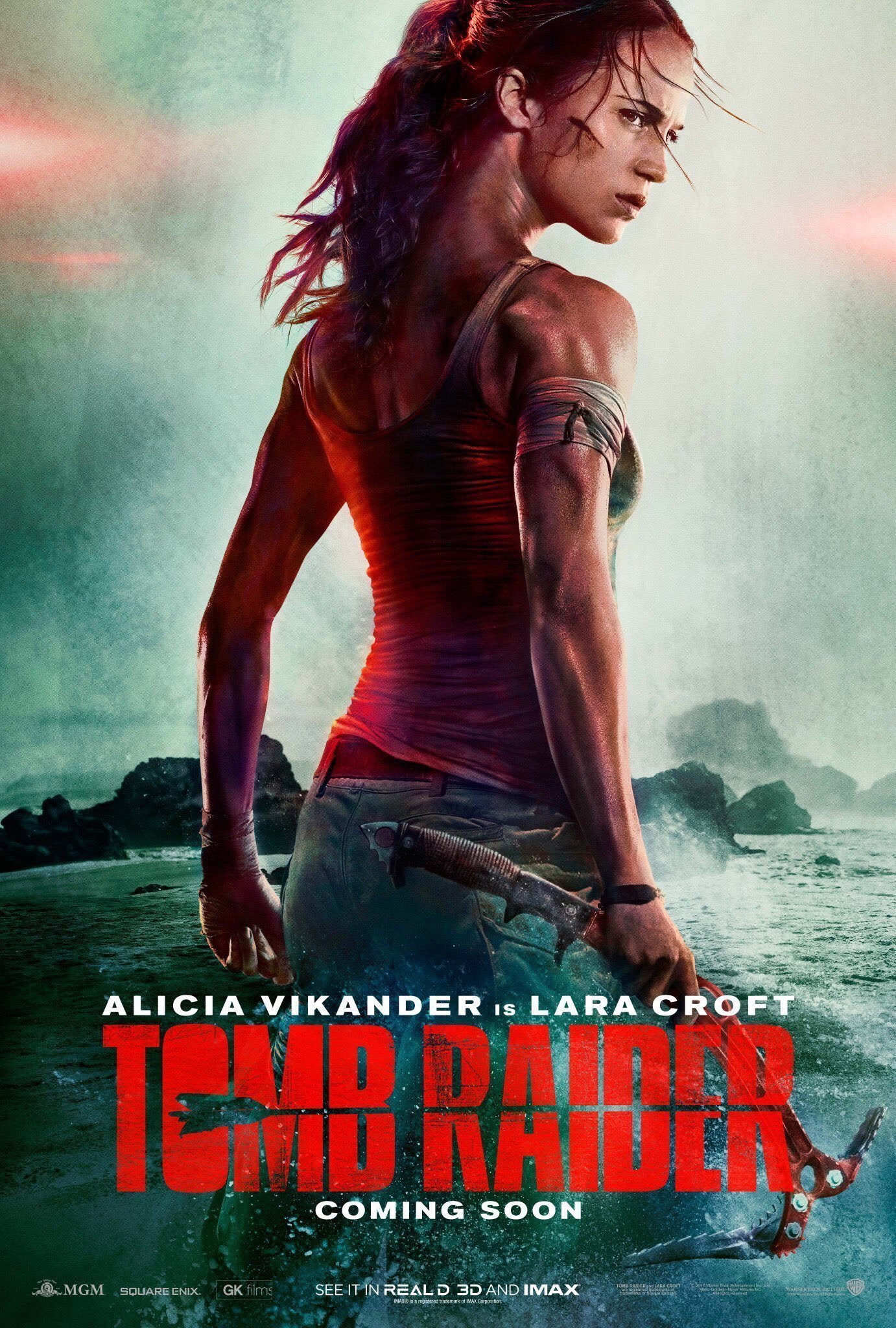 Premier poster du film Tomb Raider (2018) avec Alicia Vikander