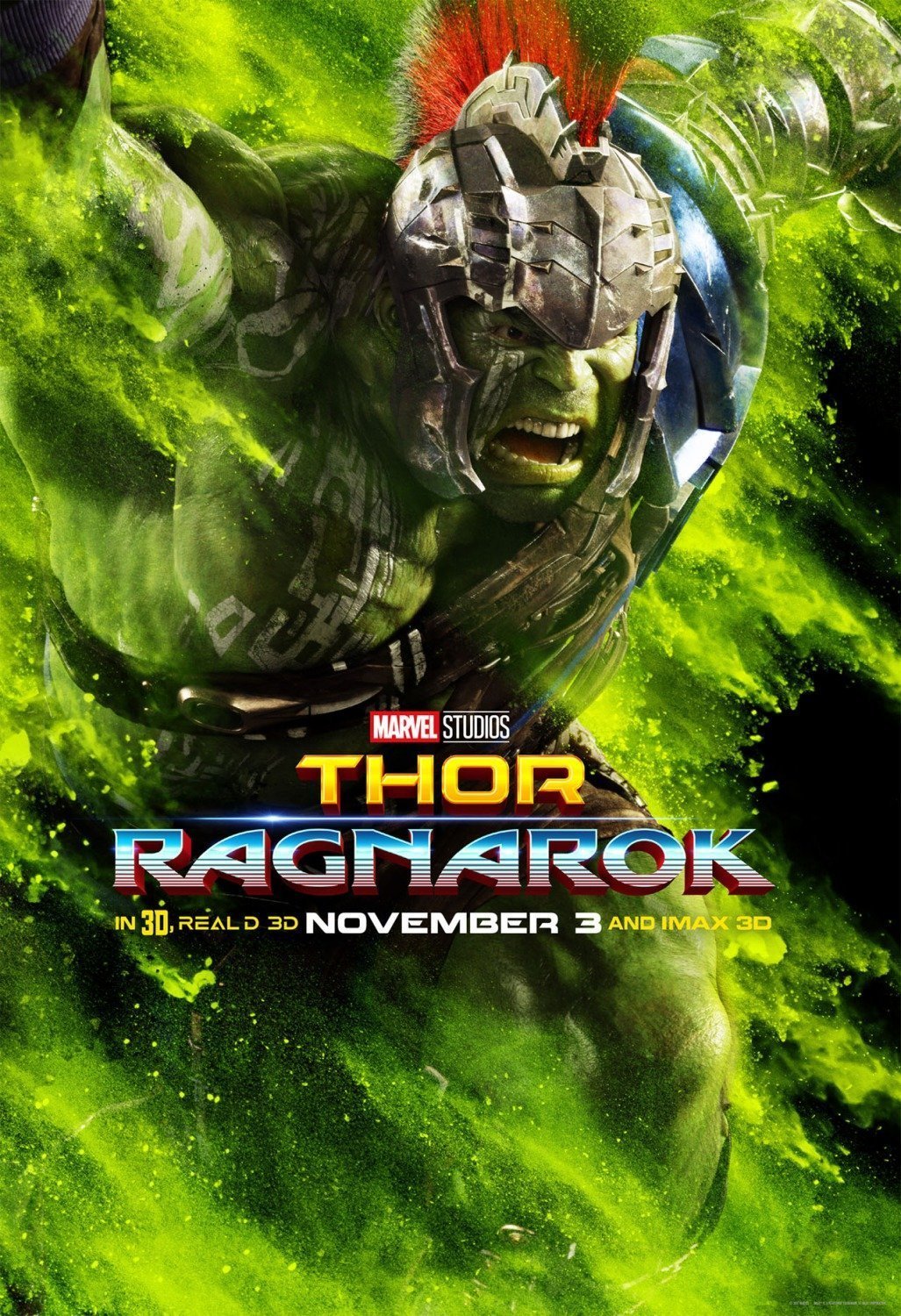 Poster du film Thor: Ragnarok avec Hulk