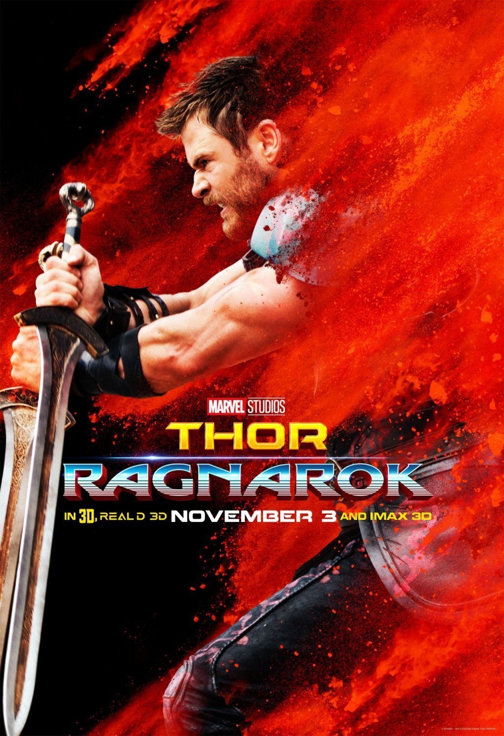 Poster du film Thor: Ragnarok avec Thor