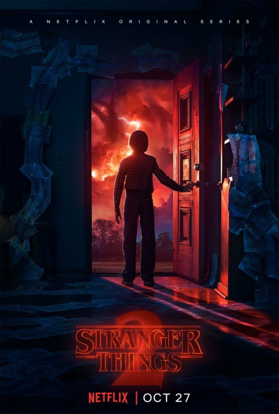 Poster de la série Stranger Things 2 créée par Matt Duffer et Ross Duffer avec Will Byers (Noah Schnapp)