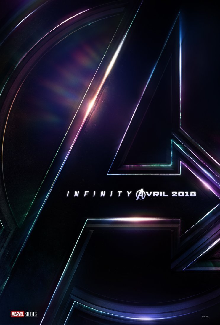 Affiche teaser avec le logo pour le film Avengers: Infinity War